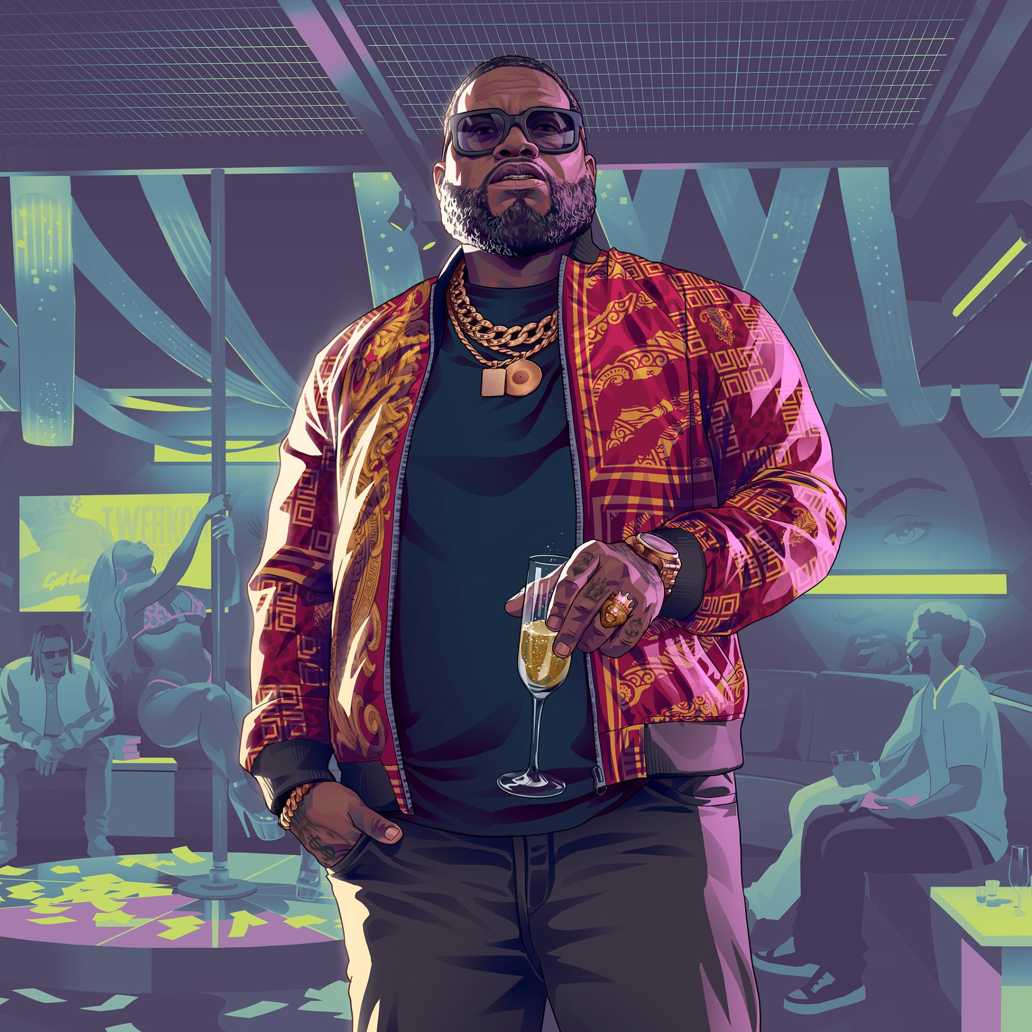 Boobie Ike — illustration GTA VI