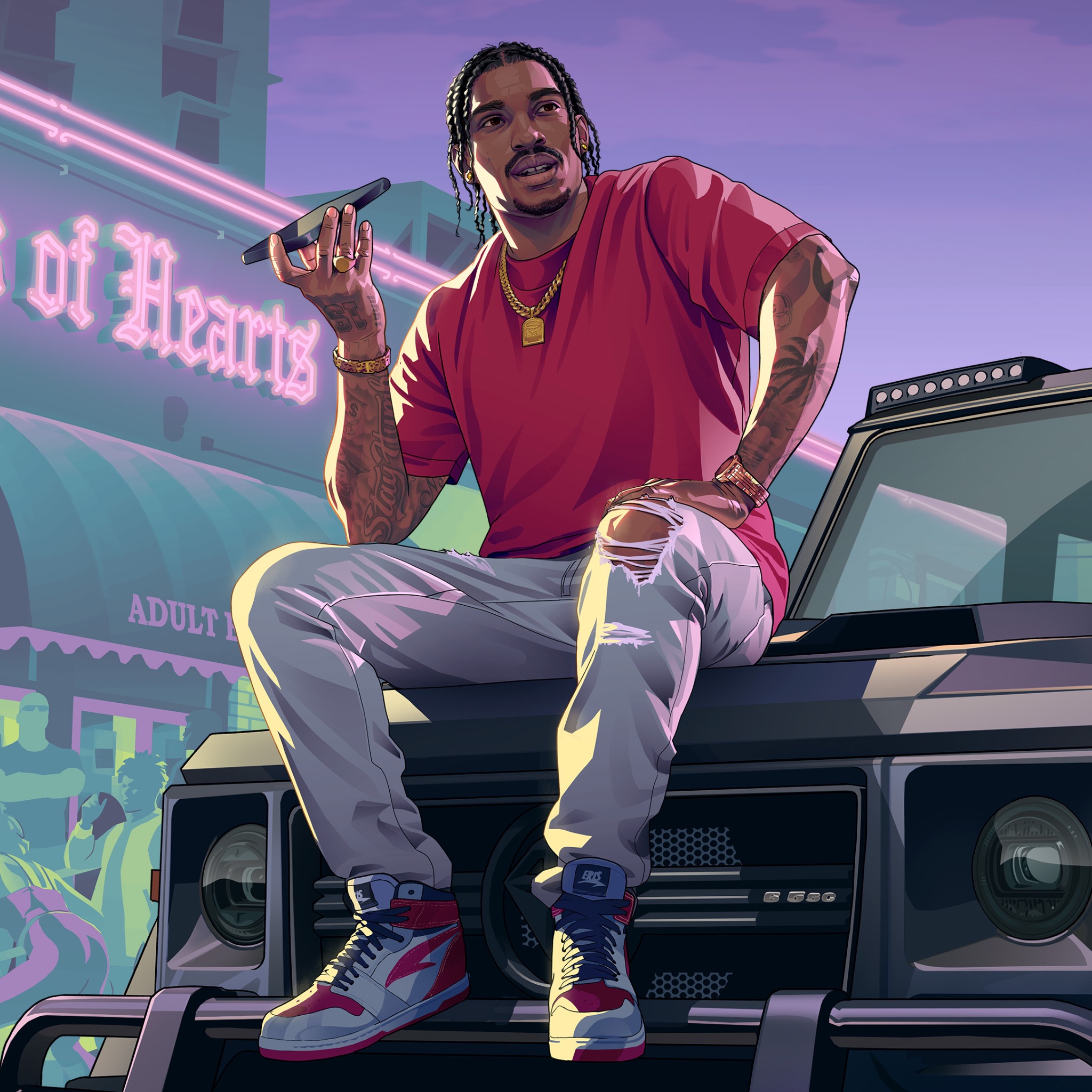 Dre’Quan Priest — illustration GTA VI